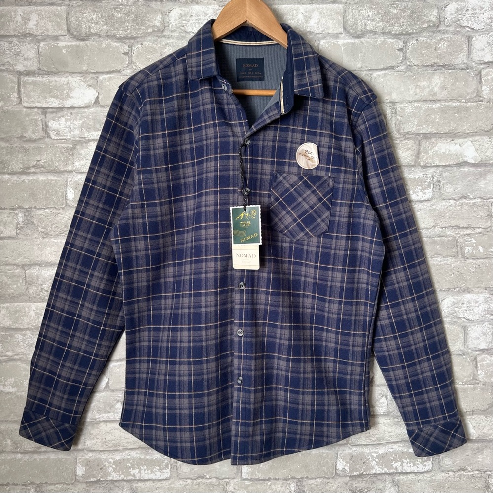 The "Sierra Lined Flannel" by Nomad NWT Thermal Lined Sturdy Flannel Button Up M